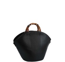 Bamboo Beauty Handbag - Black