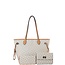 Life Of Luxury 3PC Handbag Set - White