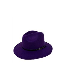 Clear Visions Fedora Hat - Purple