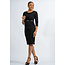 Finding My Way Belted Dress - Black