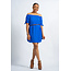 Move With Me Off Shoulder Belted Dress