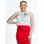 Peaceful Place Organza Polka Dot Top - White