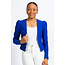 Interview Ready Ruched Sleeve Blazer - Royal Blue
