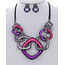 More of It Necklace Set - Purple