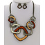 More Of It Necklace Set - Brown