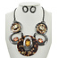 The Right Stuff Necklace Set - Brown