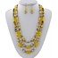 Pearl Harbor Necklace Set - Yellow