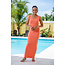 Top Trend Maxi Dress - Coral