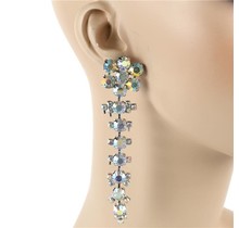 Time To Shine Earrings - Silver Iridescent