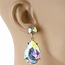 Glamorous Jewel Earrings - Gold Iridescent