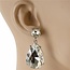 Glamorous Jewel Earrings - Silver