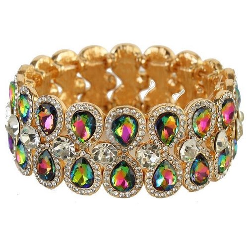 Evening Dew Bracelet - Green Multi Evening Dew Bracelet - Green Multi