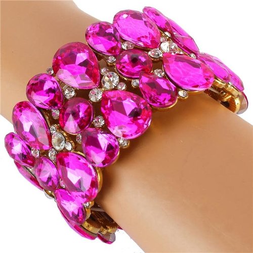 Glam Event Bracelet - Fuchsia Glam Event Bracelet - Fuchsia