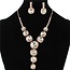 Fall In Line Necklace Set - Rose Gold