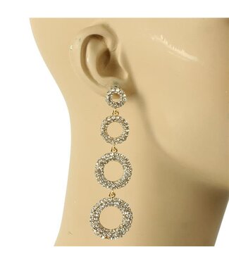 Vegas Feels Earrings - Gold