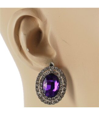 Fancy Girl Jewel Knobs - Purple