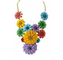 Send Me Flowers Necklace  - Multi