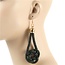 Not My Word Earrings - Emerald