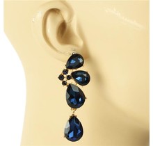 It's A Date Earrings - Navy