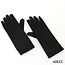 Satin Gloves - Black