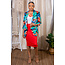 Less Problems Pencil Skirt - Coral