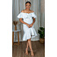 High Life Off Shoulder Dress White