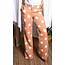 Bold Ones Polka Dot Wide Leg Pants Brick