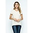 Tapioca V-Neck Knit T-Shirt PREMIUM COTTON