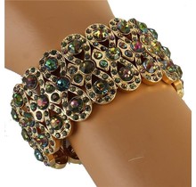 Sunken Treasure Bracelet - Green Iridescent