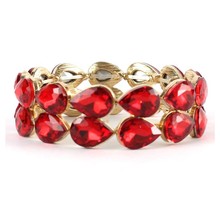 Right Direction Jewel Bracelet - Red