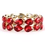 Right Direction Jewel Bracelet - Red
