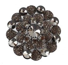 Burst Of Beauty Brooch - Pewter