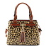 Leo Me Go Patent Handbag - Brown