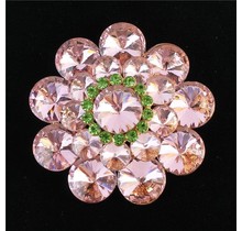 Bursting Bloom Brooch - Pink