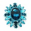 High Royalty Brooch - Aqua