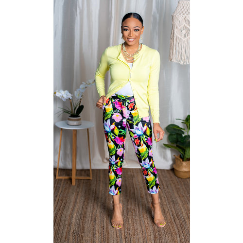 Divine Bouquet Ankle Pants Divine Bouquet Ankle Pants