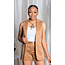 Business Affair Vest - Taupe