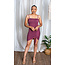 Hey Hottie Ruched Dress - Dark Mauve