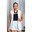 Business Affair Vest - White