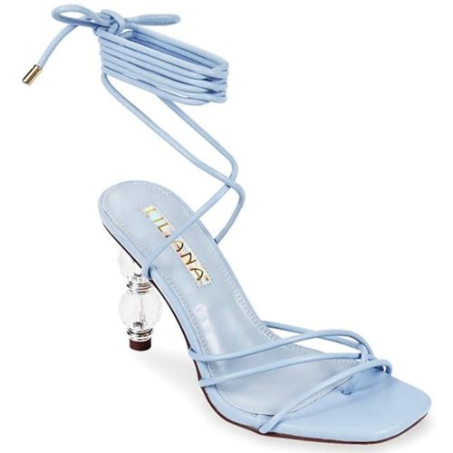 Love Notes Clear Ball Heel - Blue