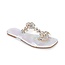 Under City Lights Jewel Sandals - Hologram