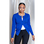 Royal Blue Round Neck Cardigan