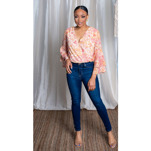 Catch Me If You Can Floral Bodysuit Catch Me If You Can Floral Bodysuit