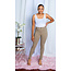 No Troubles High Waist Skinny Jeans - Khaki