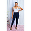 No Troubles High Waist Skinny Jeans - Navy