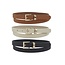Simpler Times Belts Set - Black/Ivory/Cognac