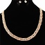 Lay Me Down Necklace Set - Gold