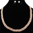 Lay Me Down Necklace Set - Gold Iridescent