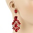 Good Times Chandelier Earrings - Red