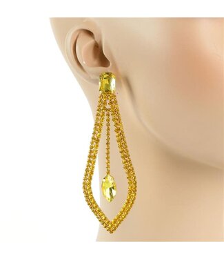 Up A Notch Earrings - Yellow